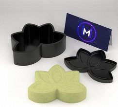 lotus bath bomb mold mould diy beauty spa handmade handcraft hobby hand tools 3d print model - Mito3D