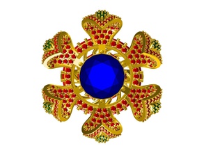 lotus ring jewelery diamond gold jewelry rings 3d print model - Mito3D