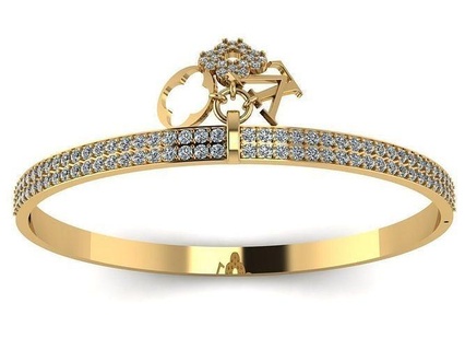 Louis Vuitton Armreif Modell produzieren Code bad050 Schmuck Ring Frauenring wertvoll Hochzeit Gold druckbar Diamant Mode Ringe Bulk Sammlung Solitär Engagement Frauen Träger Armbänder 3d print model - Mito3D