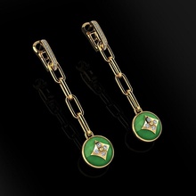 louis vuitton earrings 14 jewelry luxury elegant ring gem gold silver wedding diamond earring bracelet necklaces pendant rhinoceros accessory beauty fashion design cad jewel 3d print model - Mito3D
