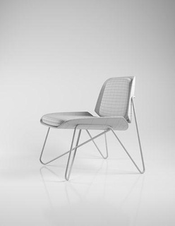 salón silla color diseño mueble material oro casa 3d print model - Mito3D