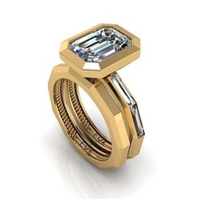 amar esmeralda diamante anel jóia gema noivado Casamento jóias prata joalheria ouro engagem moda esterlina pingente colar beleza brincos pingentes argolas 3d print model - Mito3D