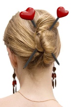 love hair stick fashion valentines chocolet challenge other 3d print model - Mito3D