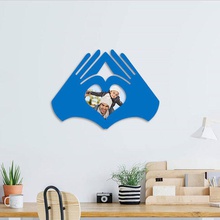 love hands photo frame house family memories pictures picture gadget living home 3d decor decoration wall art photos heart kids room 3d print model - Mito3D
