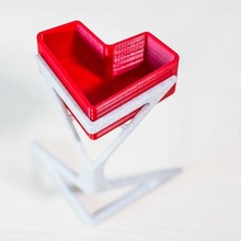 Aşk aşktır kaktüs mobilya doğa vazo sulu vaso 3dprint tasarım ev dekor 3d print model - Mito3D