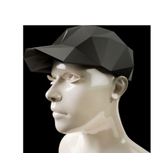 low poly baseball cap fashion bat challenge other 3d print model - Mito3D