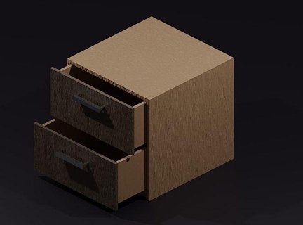 escuela politécnica cajón gabinete sencillo ikea roble caoba moderno almacenamiento Clásico mueble interior diseño madera mesa casa 3d print model - Mito3D
