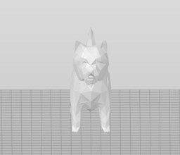 poly ouest montagnes terrier v2 westie décoration animal compagnie lowpoly art sculptures 3d print model - Mito3D