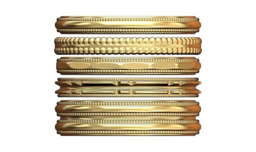 baixo perfil de antiguidades clássicas anéis anel ouro printable jóias clássico moderno os padrões o padrão a moda prata brilhantes geométricas leve lowprofile luxo retro beleza 3d print model - Mito3D