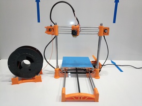 alçak robot mk2 3d yazıcı 3dprinter pla abs ekstruder prusa hobi kendin yap mekanik parçalar 3d print model - Mito3D