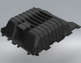 lsa süper şarj cihazı ara soğutucu örtmek kılıf camaro genel motorlar chevy chevrolet araba motor kapak zl1 makine kas plastik hobi kendin yap otomotiv gm 3d print model - Mito3D