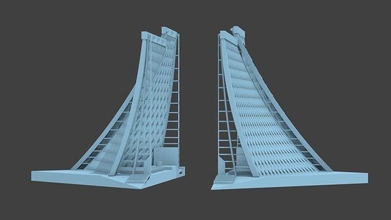 Luce şapel mimari dış bina tasarım modern hobi kendin yap 3d print model - Mito3D