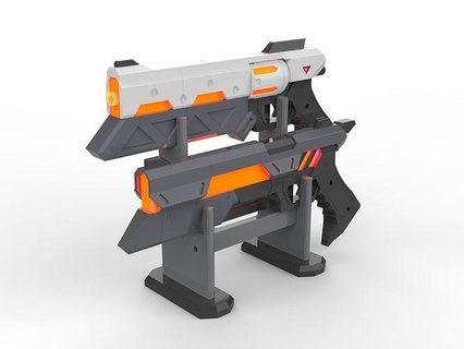 Lucian canhões liga legendas imprimível 3d modelo stl brinquedo construir faça passatempo arma fogo canhão cosplay vídeo jogos armas ri brinquedos 3d print model - Mito3D