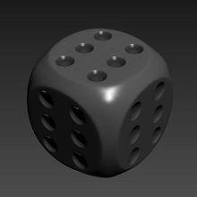 lucky dice house 3d printable six number fortunate accessories 3d print model - Mito3D
