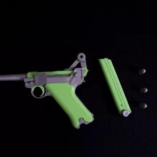 luger p08 vente pistolet arme allemand Seconde Guerre mondiale balle munitions feu armes Jeux jouets 3d print model - Mito3D