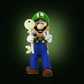 affittato dimora chiave titolare supporto luigi Mario chiavi gioco giocattoli figurine miniature nintendo orrore fantasmi super video bros Giochi 3d print model - Mito3D