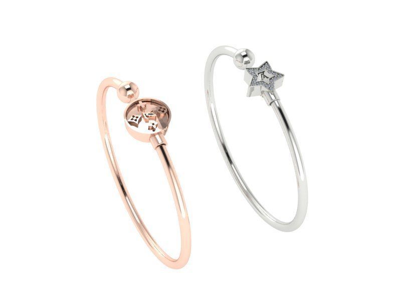 luis vuitton tubo de pulseiras 2 a 1 jóias lv pulseira bracelete diamante ouro casamento forme o envolvimento bvlgari tiffany chanel 3D print model - Mito3D