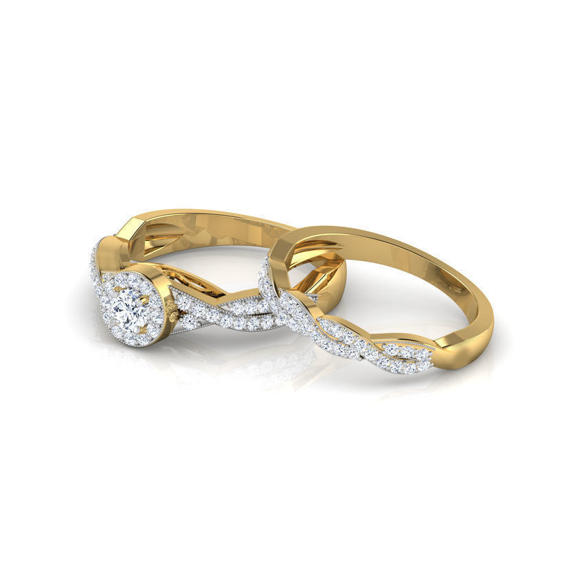 luminoso nuziale anello gioielli la sterlina stampabile gioiello di fidanzamento argento matrimonio moda e bellezza abbigliamento vintag solitaire collana diamanti oro diamante zaffiro anelli 3D print model - Mito3D