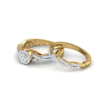 luminoso nupcial anillo la joyería sterling imprimible joya compromiso plata de boda moda y belleza prendas vestir vintag solitaire el collar diamante oro zafiro los anillos 3d print model - Mito3D
