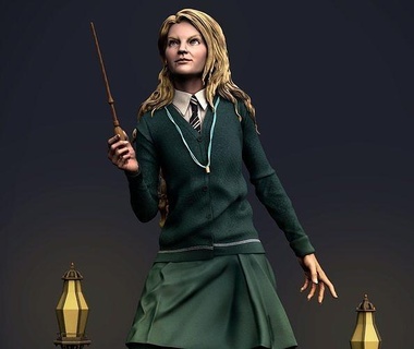 Luna Aşk güzel heykel Harry çömlekçi 3d sihirbazlık Ron Hermione Patreon büyü masaüstü oyunlar Sanat fantastik heykeller Nargile 3d print model - Mito3D