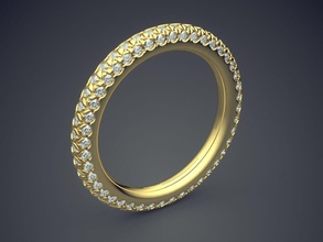 luxuoso golden anel de noivado diamantes rim jóias ouro jóia anéis o engajamento diamante brilhantes cad gem platina printable prata detalhe design casamento 3d print model - Mito3D