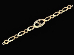 Luxus Diamant Armbänder 2875 Schmuck Mode Zubehör Gold Frau Frauen Design 3d print model - Mito3D