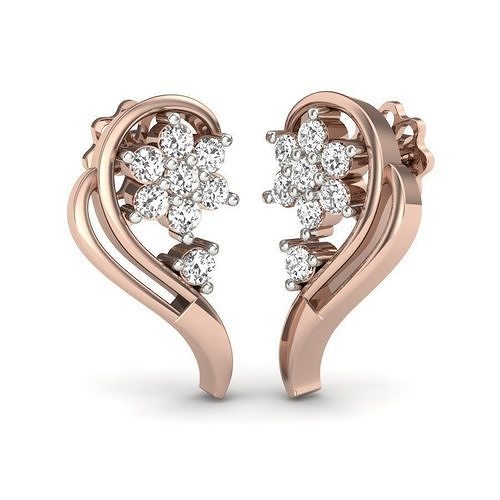 lüks elmas küpe takı earrings3d pendientes orecchino brinco kolczyki korvet gazı altın mücevher juwel cercei 3dprinted 3dmodeling elmaslar 3D print model - Mito3D