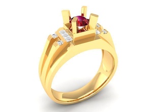 luxury diamond ring men 136 jewelry fashion accessories gold man woman women unisex design rings 3d print model - Mito3D