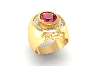 luxo diamante anel homens 169 joalheria moda acessórios ouro homem mulher mulheres unissex Projeto argolas 3d print model - Mito3D