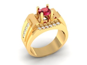 luxe diamant bague Hommes 380 bijoux mode accessoires or homme femme femmes unisexe conception feng shui mariage anneaux 3d print model - Mito3D