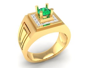 lusso diamante squillare uomini 384 gioielleria moda Accessori oro uomo donna donne unisex design feng shui anelli 3d print model - Mito3D