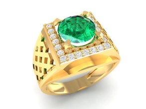 luxury diamond ring men 392 jewelry fashion accessories gold man woman women unisex design fengshui wedding rings 3d print model - Mito3D