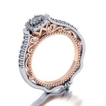 Luxus-Diamant-ring Schmuck Platin kostbar gem engagement Juwel Edelstein brillant genial gold diamant Ringe 3d print model - Mito3D