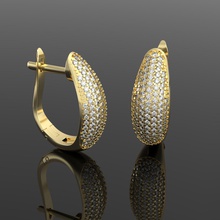 lüks küpe elmaslar yüzük kolye bilezik takı altın hediye gümüş yazdırılabilir elmas mücevher düğün sterlin angagem safir 3d print model - Mito3D