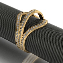 Luxus-engagement weiblichen ring Schmuck gold Juwel bedruckbar ist diamond Silber Hochzeit engagement gem Diamant-ring engagem gold-ring Mode-Schönheit Mode-ring genial weiblich einzigartig design Ringe 3d print model - Mito3D