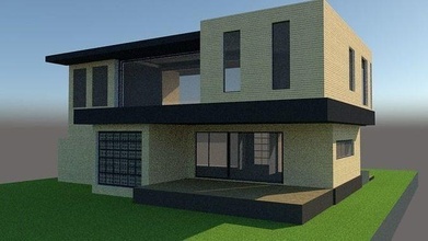 lüks ev mimari bina aile konak 3d print model - Mito3D