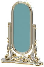 lusso specchio cnc legna oro decorazione mobilia misc antico argento parete collezione passatempo fai bicchiere aggiustare 3d print model - Mito3D