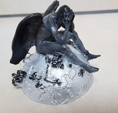 luzifer prigione la scultura satana millennium rivelazione apocalisse art sculture 3d print model - Mito3D