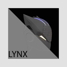 lynxhelmet cosplay 3d model printing lynx helmet 3dprinting 3dprint mask hobby diy 3d print model - Mito3D