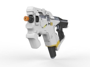 m-25 hornet - mass printable 3d model stl print m 25 m25 shepard cosplay video game toy blaster weapon gun pistol hobby craft diy 3d print model - Mito3D