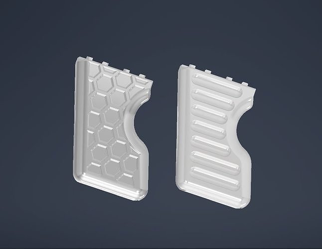 m lok vertical foregrip integrado fio gestão guia cabo passatempo faça 3D print model - Mito3D