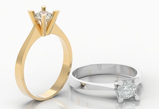 m1199016 engagement ring gold jewelry silver printable diamond jewel jewellery wedding gem fashion ruby sapphire rhino beauty emerald rings 3d print model - Mito3D