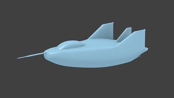 m2 f3 levage corps avion concept nasa USAF espace Navette loisir DIY 3d print model - Mito3D