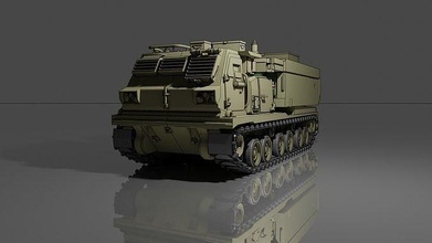 m270 mlrs 3d model - ready to print 3dmodel military war rockets army idf artillery vehicle tracked 3dprint stl games toys 3d print model - Mito3D