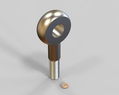 m30 eye bolt hanger bolt eye bolt eye bolt metal locking acorn nuts locking bolt flanged hex bolt flang hex screw tool mechanical equipment metal mechanical parts hexagonal industrial hardware hex bolt nut hobby diy ss bolt hobby diy parts  3d print model - Mito3D
