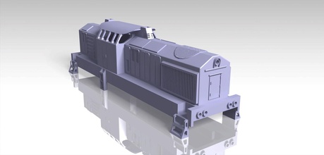 m41 prototype train carrosserie châssis 3dprint fdm résine véhicule loisir DIY 3d print model - Mito3D