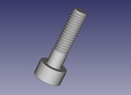 m4 screw nut m4screw 3mf 3dprinting model engineering steel hobby diy mechanical parts 3d print model - Mito3D