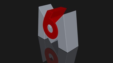m6 logo modelle mixer 3d cgtrader modell kunst zeichen logos 3d print model - Mito3D