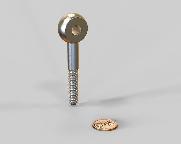 m8 eye bolt hanger bolt eye bolt eye bolt metal locking acorn nuts locking bolt flanged hex bolt flang hex screw tool mechanical equipment metal mechanical parts hexagonal industrial hardware hex bolt nut hobby diy ss bolt hobby diy parts  3D print model - Mito3D