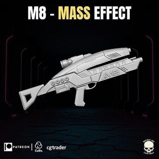 m8 mass effect fan art 3d printable file action figures gi joe mezco marvel legends classified force games toys 3d print model - Mito3D